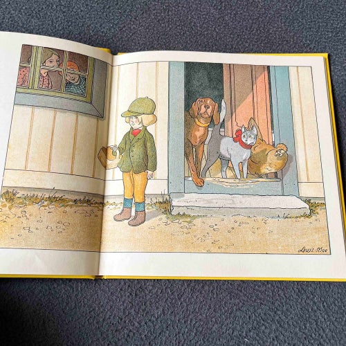 Burre Busse i trollskogen - Retro Vintage Illustrationer