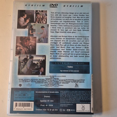 Attentatet mot Richard Nixon - (DVD) *Svensk Text*
