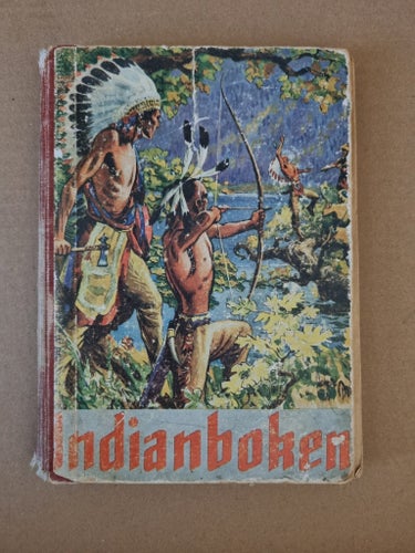 (1943) Indianboken Skogslöparen av Gabriel Ferry illustrerad av Bo Vilsson