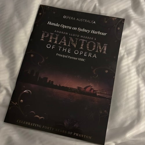 Souvenir program ”Phantom of the Opera”: SYDNEY Harbour 2026 !