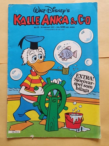 Kalle Anka & Co nr 6 från 1977