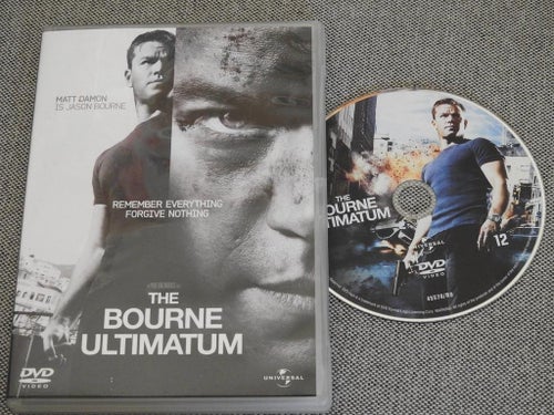 The Bourne Ultimatum DVD - Action / Thriller med Matt Damon 2007