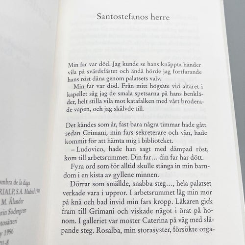 Svärdets skugga av Pilar Molina Llorente (Renässansen, Florens)