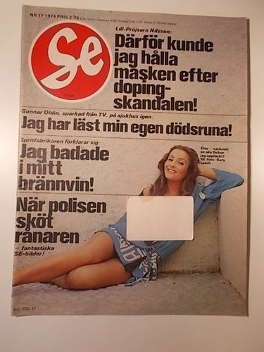 SE Nr. 17 1974 McDonalds Patricia Hearst Volvo Saab Björn Skifs Sean Connery