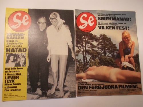 SE Nr 43 & 44 1968 Jackie Onassis OS Som havets nakna vind