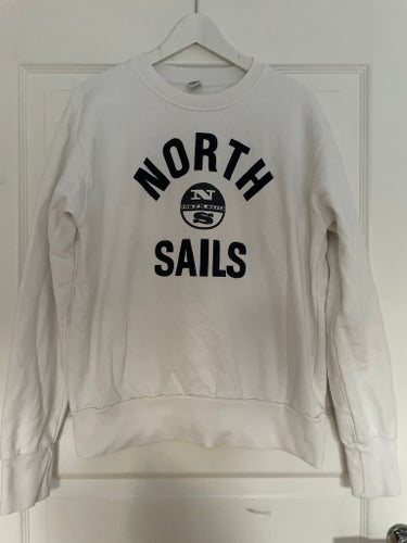 North Sails vit sweatshirt, storlek M