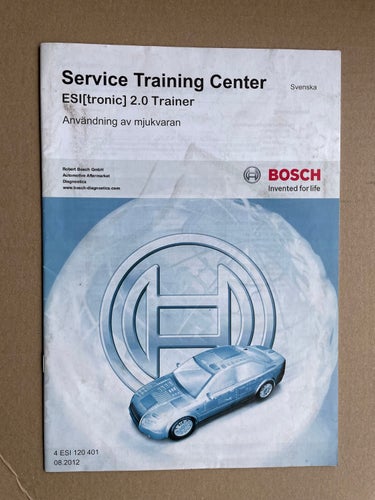 BOSCH Service Training Center ESI(tronic) 2.0 Trainer Användning av mjukvaran