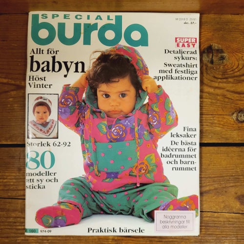 Tidningen Burda Special, Stickat barn