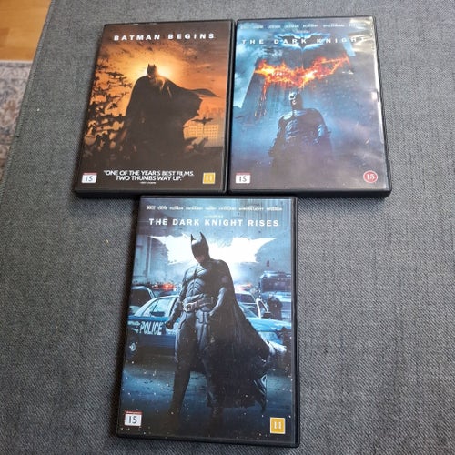 Batman Begins, The Dark Knight, The Dark Knight Rises (DVD)