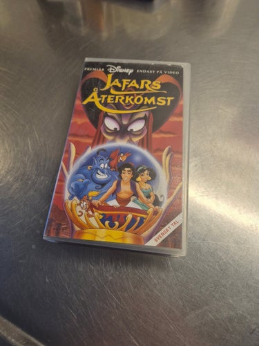 Aladdin -Jafars Återkomst VHS i gott skick! EN av dom första utgåvorna! från -94