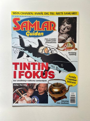 Samlarguiden, 7/2007, Tintin