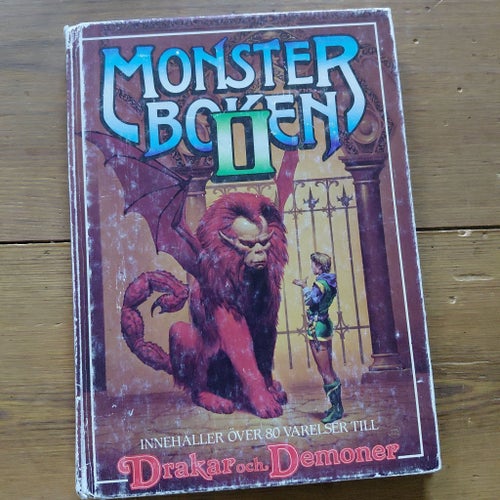 Monsterboken II av Anders Blixt, 1987 Drakar och Demoner