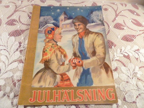 JULHÄLSNING, 1943, KÄRLEK AV OVE EKELUND, TIDNING