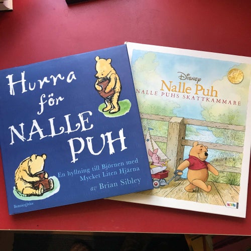 HURRA FÖR NALLE PUH Brian Sibley + NALLE PUHS SKATTKAMMARE Disney
