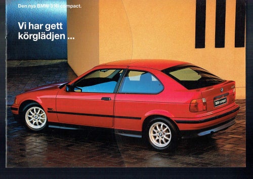 BMW broschyr - Den nya BMW 316i compact