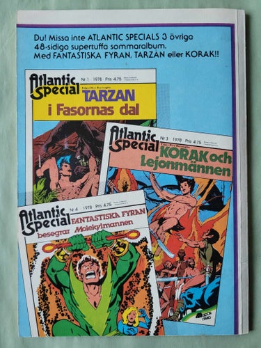Atlantic special nr 2 från 1978 - Spindeln i Photons våld