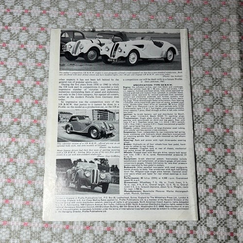 The BMW type 328 - Models profile publications