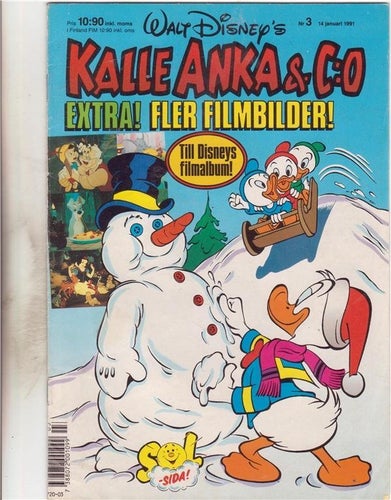 Kalle Anka & C:O Nr:3-1991