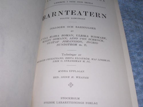 Barnteatern - tolfte samlingen barnbiblioteket saga: 172