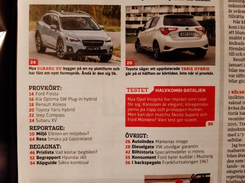 Vi Bilägare 11 2017: Opel Insignia CDTI/170, Ford Mondeo TDCI/210, Skoda Superb