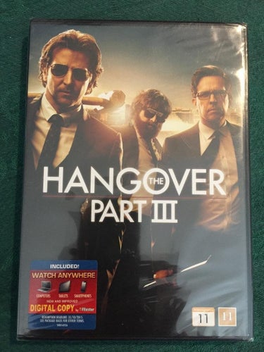 DVD The Hangover Part III (inplastad)