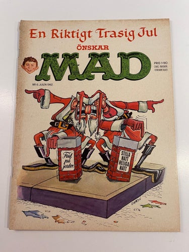 MAD ( svensk ) Nr 6  - 1962