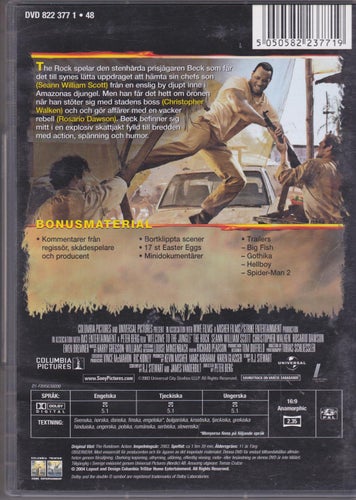 DVD / Welcome To The Jungle / The Rock, Rosario Dawson