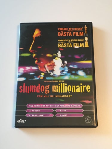 Slumdog millionaire (2008 av Danny Boyle). Beg. DVD
