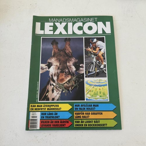 MÅNADSMAGASINET LEXICON. NR.3 1993