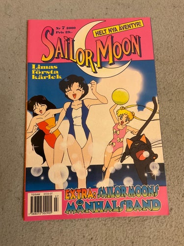 Sailor Moon tidning 2000 nr 7 - manga anime svenska magical girls shojo
