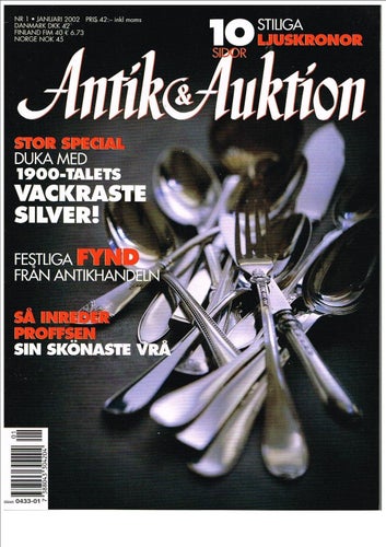 ANTIK & AUKTION 2002 Nr 1-6, 9-12 - 10 av 11 tidningar