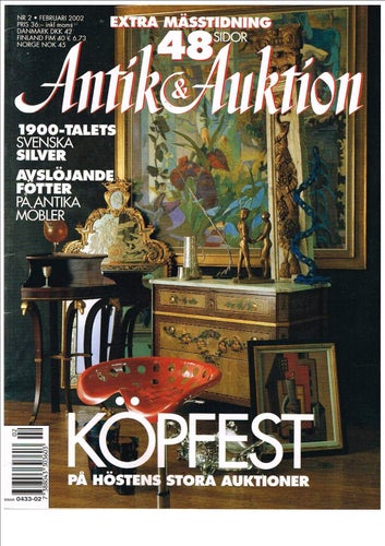 ANTIK & AUKTION 2002 Nr 1-6, 9-12 - 10 av 11 tidningar
