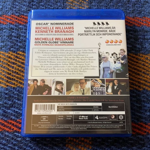 My Week With Marilyn | Blu-ray | Michelle Williams Emma Watson Judi Dench
