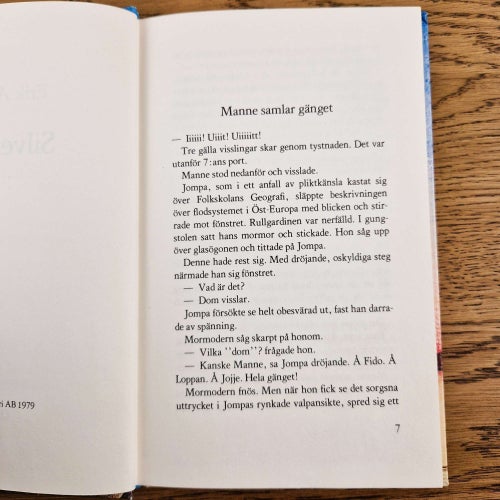 Silverligan 1979 Erik Asklund Opal Inbunden Barnbok