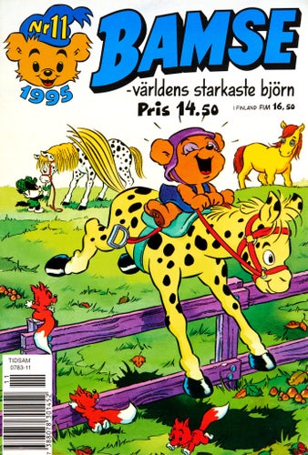 Bamse – världens starkaste björn Serietidning 1995 nr 11 (Oläst arkivex)
