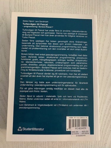 Turbovägen till Pascal - programmering i Borland Pascal 7, 1998