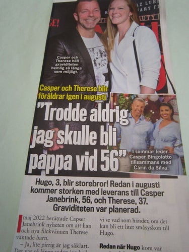 ARTIKEL - CASPER JANEBRINK FRÅN ARVINGARNA - FRÅN TIDNING