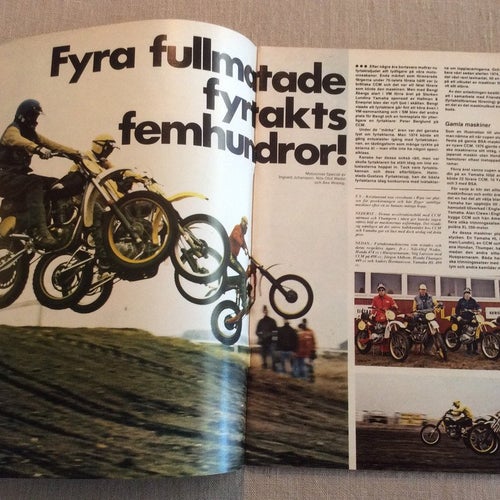 MC NYTT Nr 7 1978 HONDA CX 500,Trail,Nimbus 750cc,CROSS HONDA/HVA,CCM mm