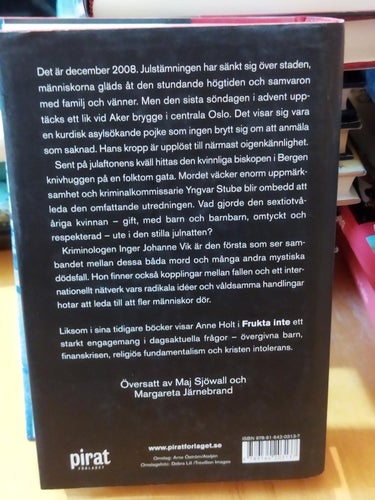 Frukta inte av Anne Holt. Bok, inbunden. Very Good plus