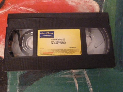 BJÖRNEN BALOO PÅ SKATTJAKT, VHS, BARNFILM