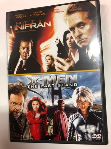 DVD Hotet Inifrån och X Men The Last stand Dubbel Pack TOPPSKICK!
