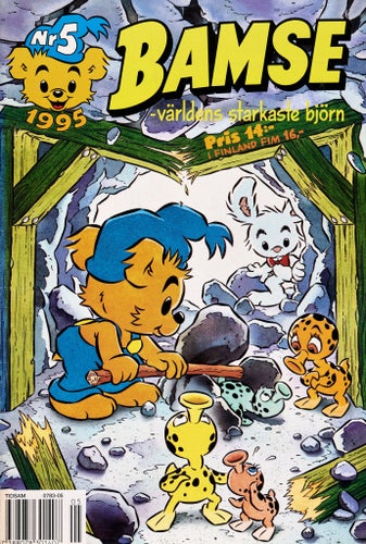 Bamse – världens starkaste björn Serietidning 1995 nr 5 (Oläst arkivex)
