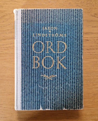 Saxon & Lindström Ordbok, svensk, 1942