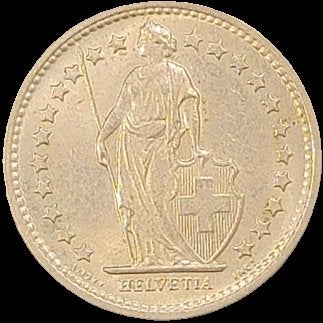 Switzerland ½ franc. 1969 - No mintmark