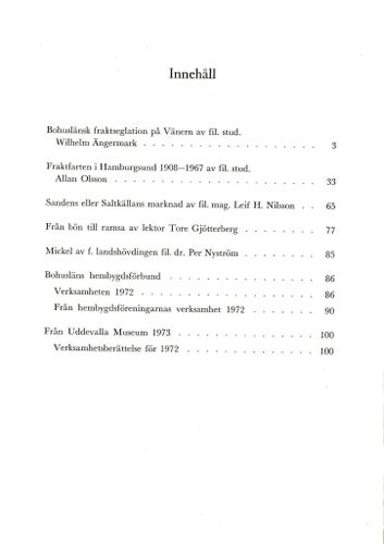 Bohusläns Hembygdsförbunds årsskrift 1973