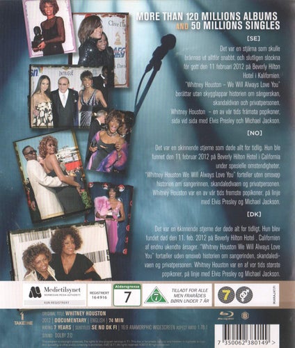 Whitney Houston We Will Always Love You 2012 Blu-ray