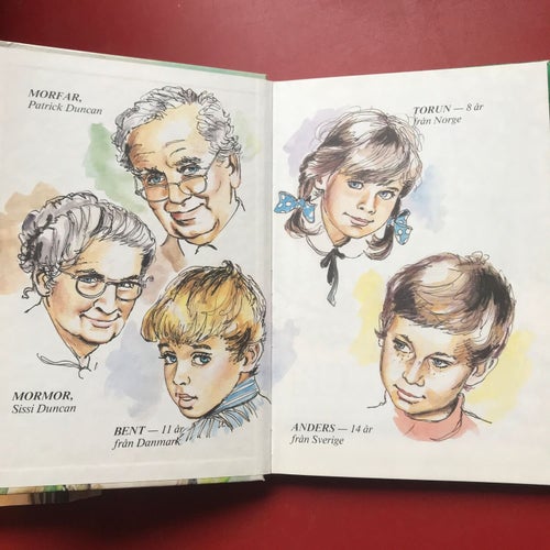 KUSINERNA OCH DET MYSTISKA HUSET I SKOGEN Kalle Ankas Deckar-bokklubb 1979