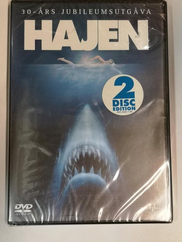 DVD Hajen Jaws Steven Spielberg 2 disc INPLASTAD