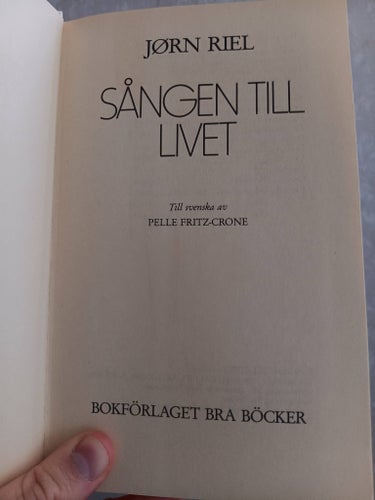 Sången till livet av Jørn Riel, 1980