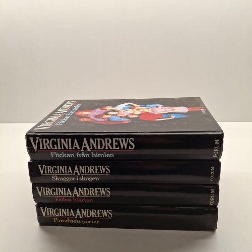 Virgina Andrews x4 Böcker med hårdpärm - Bokpaket - Se bilder för titlar